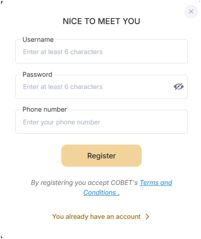 Cobet Register